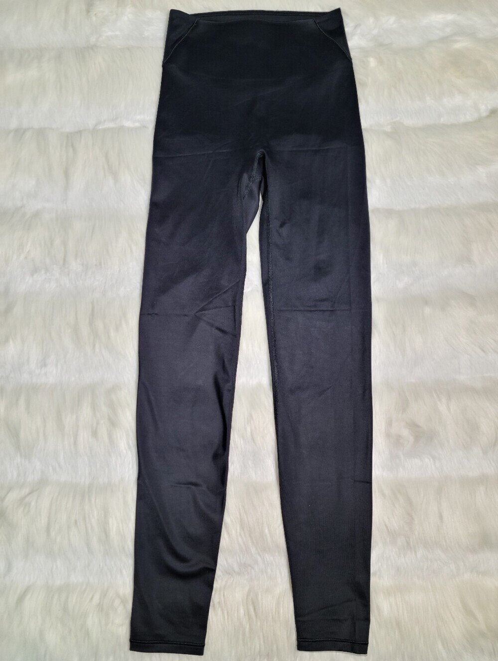 Nike SKIMS Shine Bonded Waist Legging 26 Inch Black Obsidian Women XXS NEW